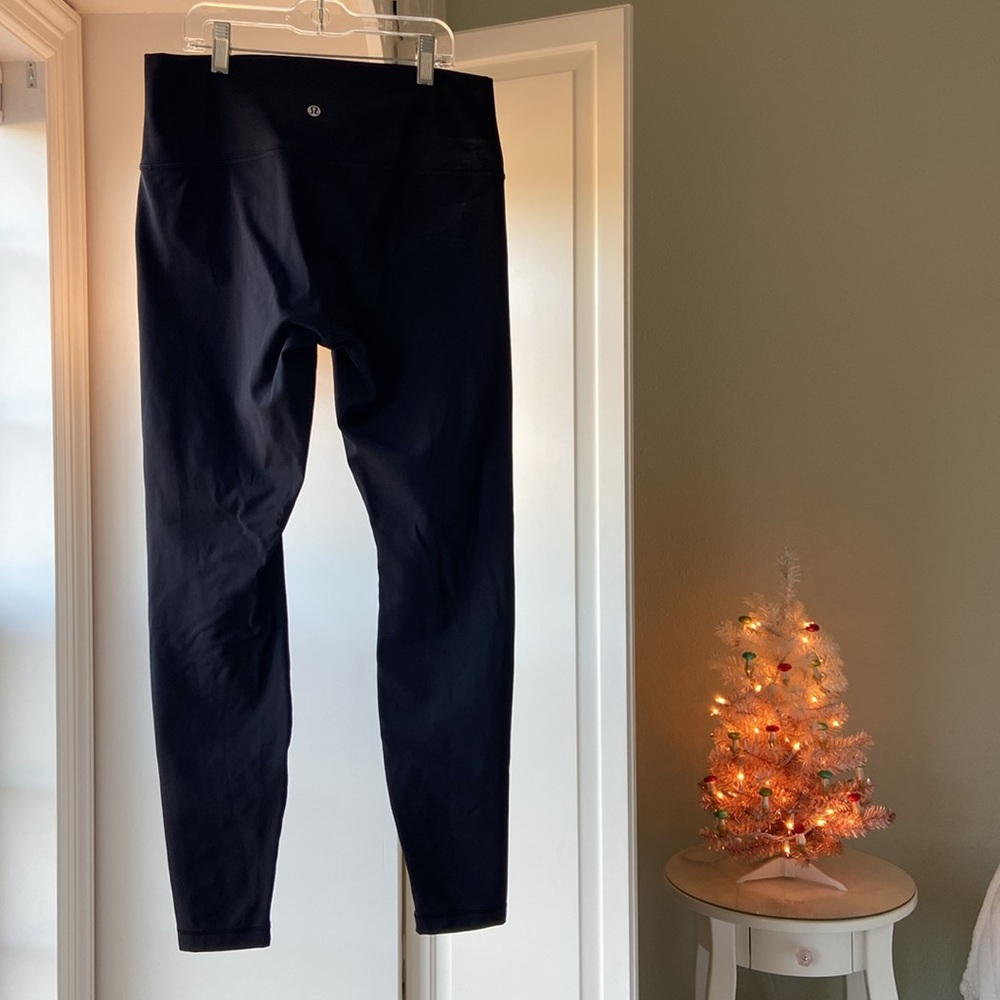 Lululemon Wunder Under Hi-Rise Tight (Brushed 28") in Black - Picture 5 of 7